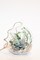 Lovely Whimsical Glass Terrarium with Artificial Succulents and Plants in Light Greens and Blue Tones product 5